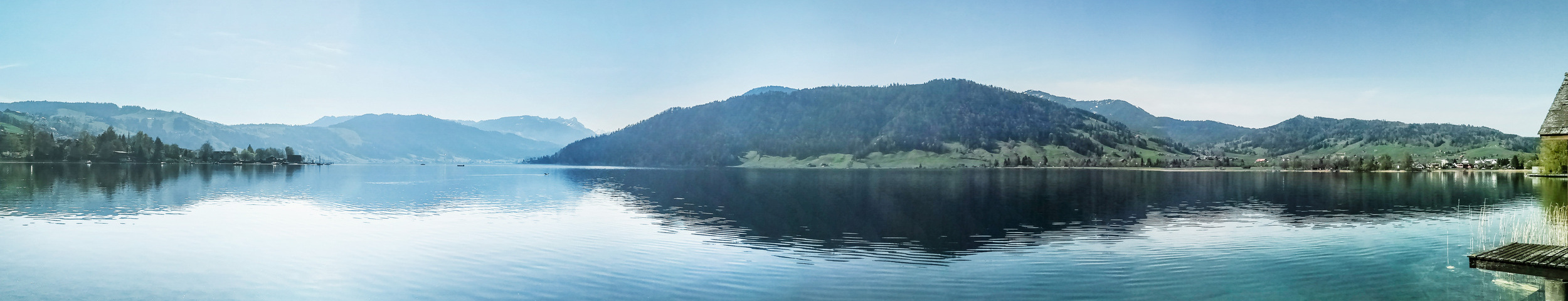 Ägerisee im Sonnenschein